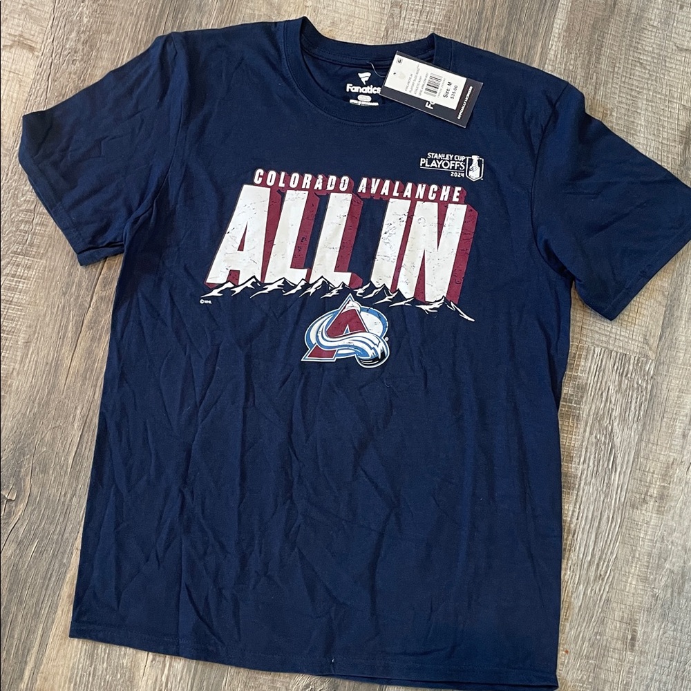 Fanatics Colorado Avalanche Navy Tee